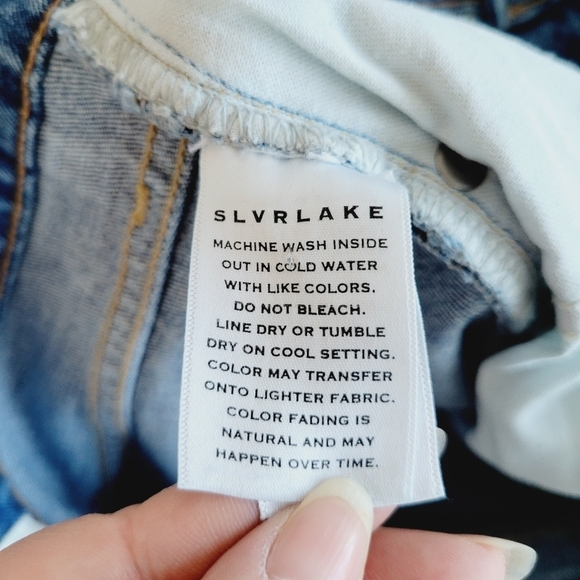 SLVRLAKE Beatnik Ankle Jeans in Forever Blue - Picture 10 of 15